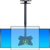 Dntum Dual Sided Ceiling TV Mount Bracket, Telescopic Full Motion TV Ceiling Mount, for 22-43 Inch LCD Flat Screen TVs TV Mount TV Stand view 1