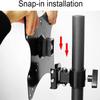 Dntum Dual Sided Ceiling TV Mount Bracket, Telescopic Full Motion TV Ceiling Mount, for 22-43 Inch LCD Flat Screen TVs TV Mount TV Stand view 3