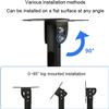 Dntum Ceiling TV Mount, Height Adjustable Flat Slope Ceiling TV Wall Mount, Fits 42-80 Inch Flat Screen Display, TV Pole Mount Holds Up to 80kg/176lbs TV Mount TV Stand view 3