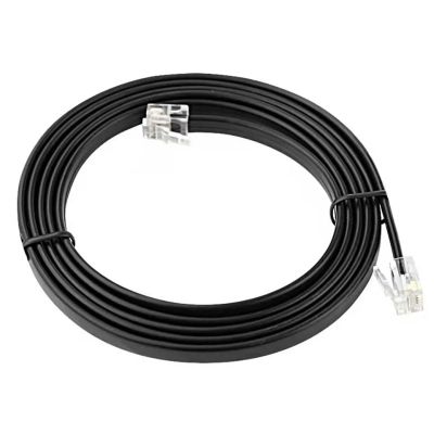OCXUTSX COMPATIBLE AUTOGUIDER CABLE RJ11 RJ12 REVERSED CONNECT 1-6 2-5 3-4 4-3 5-2 6-1(5m)