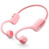 IFECCO Kids Open Ear Headphones - Kids Girls Bluetooth 5.3 Conduction Headphones with Mic,Ultra-Light,IPX5 Waterproof and Safer for Children Wireless Headphones,Perfect for School Travel Gifts (Pink) view 1