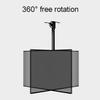 Adjustable Ceiling TV Mount Bracket, Tilt Swivel Ceiling TV Mount for 32-70 Inch TVs, Adjustable Height Telescoping Design TV Mount TV Stand (11.5m) view 4