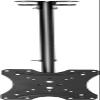 Dntum Ceiling TV Mount, Manual Rotation Pitched Roof Ceiling Mounting for Flat TV & Monitors 19" to 42", Height Adjustable, 35kg/77 Pound Capacity TV Mount TV Stand view 1