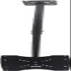 Dntum Ceiling TV Bracket, Adjustable Height Telescoping Tilt and Swivel, Ceiling TV Mount for 14-32 Inch TVs Up to 25kg/55lbs, Max Visa 200x200mm TV Mount TV Stand view 1