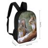 BTCOWZRV Little Squirrel Laptop Backpack 17 Inch for Women Men Travel Backpacks for Women Men Laptop Bag Fashion Casual Daypack view 2