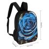 BTCOWZRV Blue Rose Laptop Backpack 17 Inch for Women Men Travel Backpacks for Women Men Laptop Bag Fashion Casual Daypack view 2