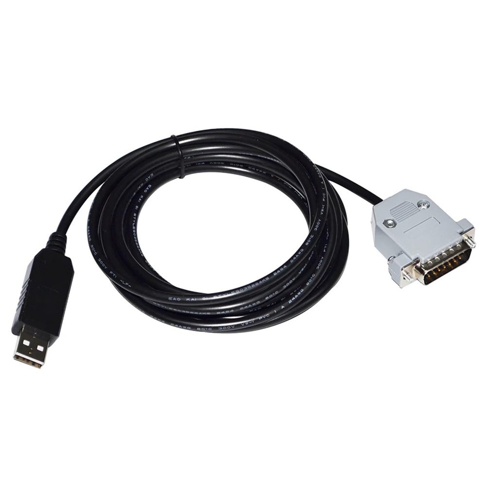OCXUTSX USB to D-SUB 15 PIN DB15 MALE ADAPTER RS232 SERIAL COMMUNICATION CABLE(1.8M)