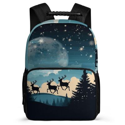 BTCOWZRV Backpack 16 Inch Travel Laptop Backpack for Men Women Christmas Winter Casual Daypack Adjustable Computer Bag