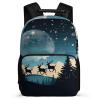 BTCOWZRV Backpack 16 Inch Travel Laptop Backpack for Men Women Christmas Winter Casual Daypack Adjustable Computer Bag view 1