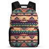 Backpack 16 Inch Travel Laptop Backpack for Men Women Southwestern Style Pattern Casual Daypack Adjustable Computer Bag view 1
