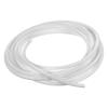 uxcell 1/4 Inch x 16.5 Ft Split Wire Loom Tubing, Guard Convoluted Flex, Protective Split Cable Conduit, Flexible Wire Protector Tubing, Electrical Cord Cover, White view 1