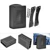 4 Model B Black Aluminum Case Enclosure Dense Cooling Holes Open Design with 2 Housing 8 Screw 2 Bracket (Black) view 3