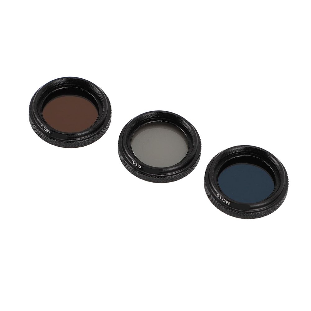 3 in 1 Lens Filter Set, ND8 ND16 CPL for GO3S Action Camera, Ultra Slim Camera Lens Filters with Storage Case