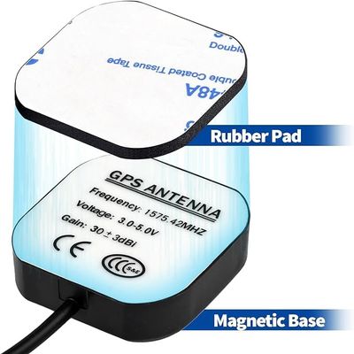 LOUSHAN GPS Antenna TNC Male 3 Meter Cable Fit for Trimble EZ Guide 250 GPS Lightbar