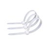 1000Pcs Self-locking Plastic Nylon Cable Tie White/Black 5X300mm Cable Tie Fastening Ring 3X200mm Cable Tie Zip Wraps Strap Tie 3X100mm/5X300mm(4x300mm,White(10000PCS)) view 3