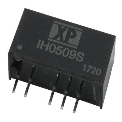 XP POWER IH1209S 2 O/P, 2W, 9V, 9V; Power Supply Applications:ITE; Input Ratio:1:1; Output MAX:2W; NO. of OUTPUTS:2 Output; Output Voltage - 1:9V; Current - 1:111MA;