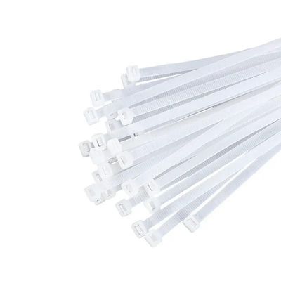 1000Pcs Self-locking Plastic Nylon Cable Tie White/Black 5X300mm Cable Tie Fastening Ring 3X200mm Cable Tie Zip Wraps Strap Tie 3X100mm/5X300mm(5x150mm,White(1000PCS))