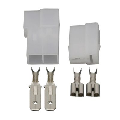 2 Pin Automotive Connector Harness Connector p/Lug with Terminal DJ70215-6.3-11/21 2P(5 Sets)