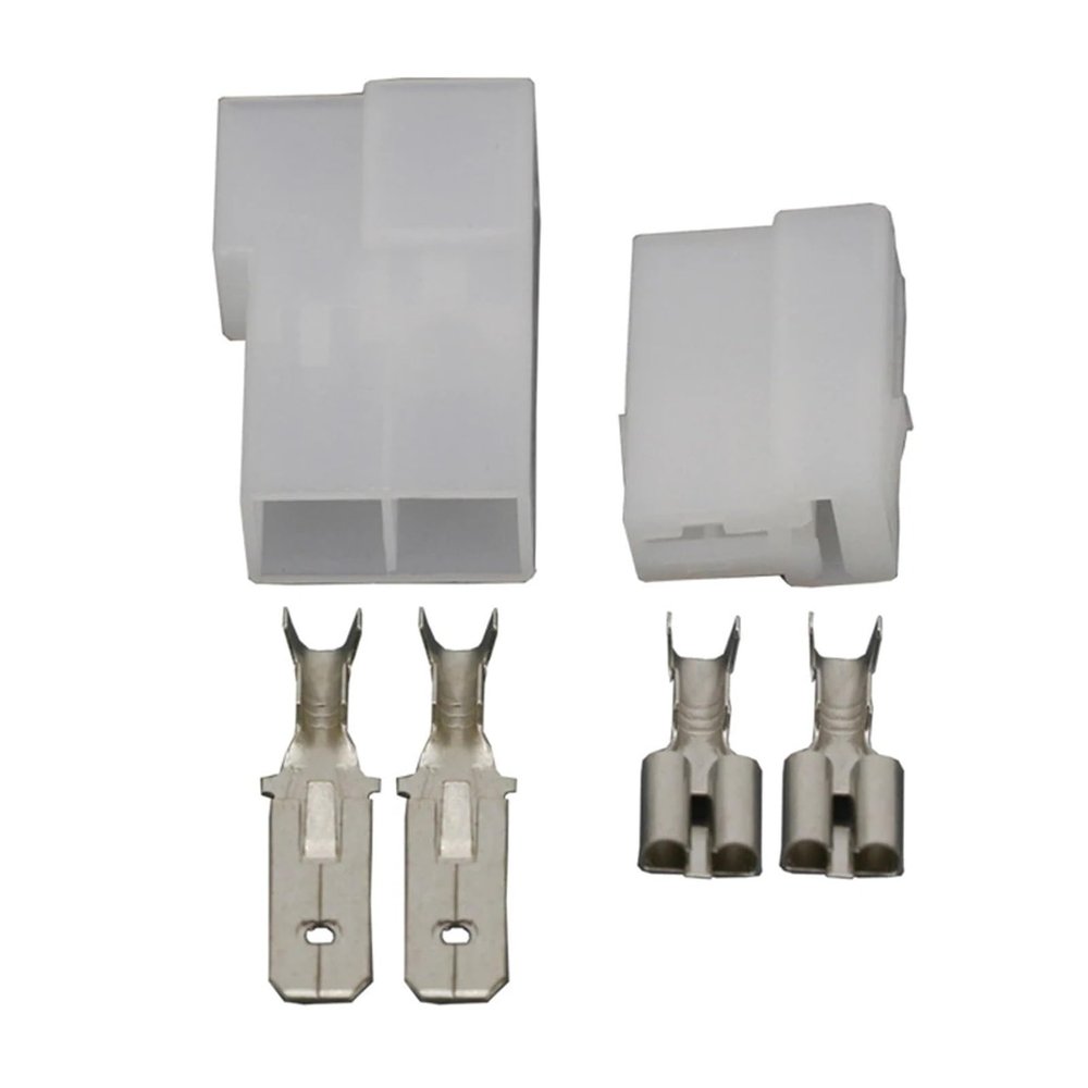 2 Pin Automotive Connector Harness Connector p/Lug with Terminal DJ70215-6.3-11/21 2P(5 Sets)
