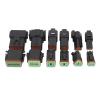 1 Set Black DT Connector DT06-2S/DT04-2P 3P 4P 6P 8P Waterprof Electrical Connector Fit Compatible Car Motor with Pins 22-16AWG(DT06-6S DT04-6P) view 2