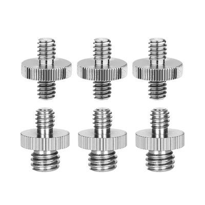 1/4" to 1/4 3/8" Male Camera Screw Mount Adapter Tripod Screw Adapter Internal Thread for Tripod Monopod Ring Light(5 PCS 1.4 to 1.4)