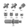 BMFJJWY Camera Conversion Screw Nut Suit 1/4 3/8 Mutual Transfer Photography Stand Adapter Accessories Quick Release Screw for DSLR view 2