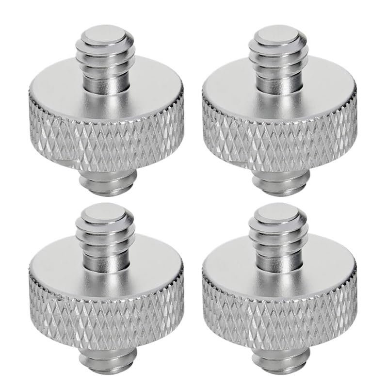 BMFJJWY 1/4 External Thread to 1/4 3/8 External Thread Tripod Screw Adapter Camera Screw mounting Light Stand Digital Camera(10 PCS 0.375 Inch)