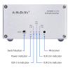 AtDcNeVh XLR 3 in 1 Out Audio Switcher, 3-Way Balanced Audio Switch Converter - Speakers Amplifiers Audio Selector Box - with Remote Control view 4