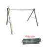JXHONG 2024 Upgraded Foldable Cable/Wire Spool Rack, Holds Spools Up to 30" in Diameter, 220 lbs Max Load, Features 1" Two-Piece Axle RodUltra-Compact Storage Size view 3