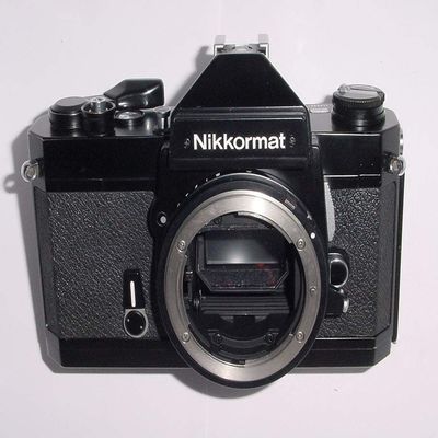 Black Nikon Nikomat (AKA Nikkormat) FT3 Film Camera Body Only, Requires Lens (Renewed)