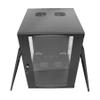 15U Server Cabinet Wall Mount Rack Enclosure with Caster Wheels 2 Server Fans Locking Glass Door Removable Side Panels 19" Network Cabinet 15-18.5" Installation Depth Heavy-Duty Frame (32INCH, 15U) view 3