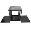 15U Server Cabinet Wall Mount Rack Enclosure with Caster Wheels 2 Server Fans Locking Glass Door Removable Side Panels 19" Network Cabinet 15-18.5" Installation Depth Heavy-Duty Frame (32INCH, 15U) view 4