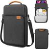 12.9 Inch Tablet Sleeve Bag,Fits with 13 Inch New iPad Pro M4 & Air M2 2024,iPad Pro 12.9 M2&M1,Surface Laptop Go 12.4,Galaxy Tab S8+/S9+ 12.4,Handle Carrying Case with Shoulder Strap view 1