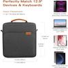 12.9 Inch Tablet Sleeve Bag,Fits with 13 Inch New iPad Pro M4 & Air M2 2024,iPad Pro 12.9 M2&M1,Surface Laptop Go 12.4,Galaxy Tab S8+/S9+ 12.4,Handle Carrying Case with Shoulder Strap view 2