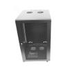 18U Server Cabinet Wall Mount Rack Enclosure with Caster Wheels 2 Server Fans Locking Grid Gate Removable Side Panels 19" Network Cabinet 15-18.5" Installation Depth Heavy-Duty Frame (37INCH, 18U) view 1
