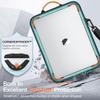 12.9 Inch Tablet Sleeve Bag,Fits with 13 Inch New iPad Pro M4 & Air M2 2024,iPad Pro 12.9 M2&M1,Surface Laptop Go 12.4,Galaxy Tab S8+/S9+ 12.4,Handle Carrying Case with Shoulder Strap view 4
