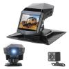 Dual Lens DVR Camera Car Dash Cam Video Recorder Rear View Monitor DashCam 2inch Screen 1080P Wide Angle Automotive Accessories(DVR and Camera,32G) view 1