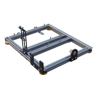 Open PC Case EATX Test Bench Water Cooling Aluminum Alloy Desktop Air-Cooled Horizontal Computer Chassis Support ATX Power Supply Silver