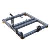 Open PC Case EATX Test Bench Water Cooling Aluminum Alloy Desktop Air-Cooled Horizontal Computer Chassis Support ATX Power Supply Silver view 1
