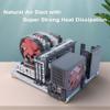 Open PC Case EATX Test Bench Water Cooling Aluminum Alloy Desktop Air-Cooled Horizontal Computer Chassis Support ATX Power Supply Silver view 3