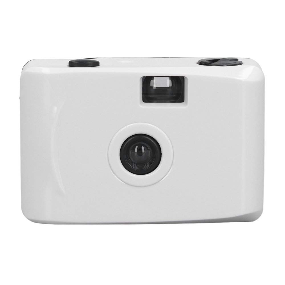 Film Camera, Reusable 1/100s Shutter Speed F/9 28MM Lens Half Frame Film Camera Removable Case 35mm Film Camera for Birthday Gifts, Daily Records (Black and White)
