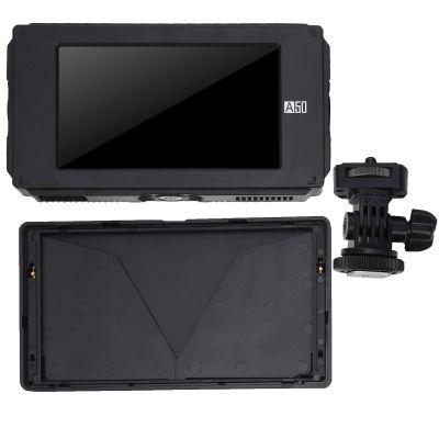 4K FHD Camera Field Monitor, 5inch 1920x1080P OnCamera Video Monitor with Sunshade, Support 1/4in, 3/8 in, M6, Cold Shoe Interface for Almost All Cameras,Camcorders