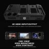 4K FHD Camera Field Monitor, 5inch 1920x1080P OnCamera Video Monitor with Sunshade, Support 1/4in, 3/8 in, M6, Cold Shoe Interface for Almost All Cameras,Camcorders view 4