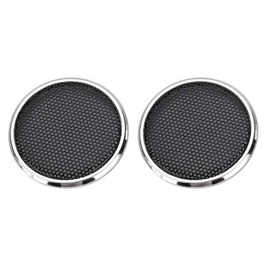 2 PCS Speakers Mesh Case, Speaker Covers 1 Inch Audio Speakers Decoration Protective Grills Cover Steel Mesh Case for Small Speakers, Car Speakers