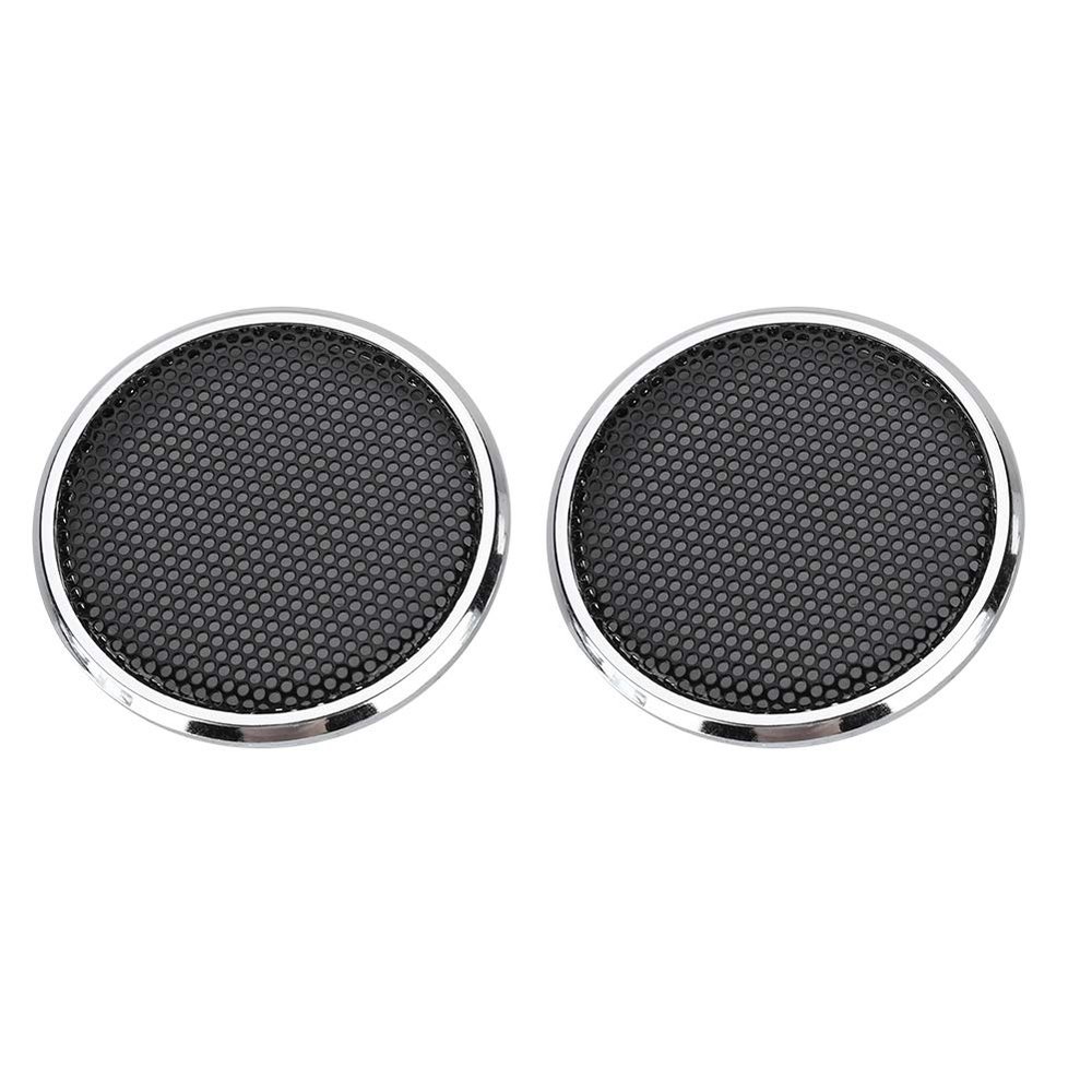 2 PCS Speakers Mesh Case, Speaker Covers 1 Inch Audio Speakers Decoration Protective Grills Cover Steel Mesh Case for Small Speakers, Car Speakers