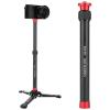 Aluminum Alloy Tripod Extension Rod - CNC Oxidized 2-Section Telescoping Camera Support with 1/4 Inch Screw Port (194.5g) - Compatible with 1/4 Inch & 3/8 Inch Mounts view 3