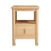 Bedside Tabl All Solid Wood Bedside Table Narrow Bedside Cabinet Modern Bedroom Standing Organizer Storage Drawer Bins Nightstand Living Room(Wood Color,35 * 40 * 50cm) view 1