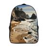 NWTRK Beach On The Pacific Coast Backpack for Men Women Laptop Backpack Lightweight Casual Travel Daypack Business Weekender Bag view 1