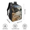 NWTRK Beach On The Pacific Coast Backpack for Men Women Laptop Backpack Lightweight Casual Travel Daypack Business Weekender Bag view 3