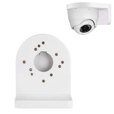Universal Camera Bracket Stand ABS Plastic Mounting Bracket for CCTV Dome Cameras Wall Mount for Smart Security Cameras Indoor Outdoor Use Easy Installation White